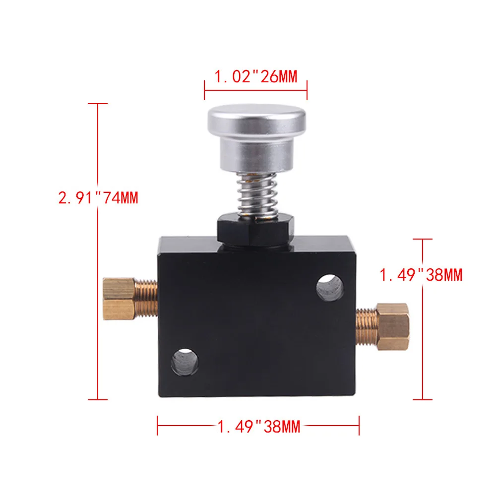 Hydraulic Brake Line Lock, Adjustable Pressure Brake Parking Proportional Valve Universal Auto Repair Parts