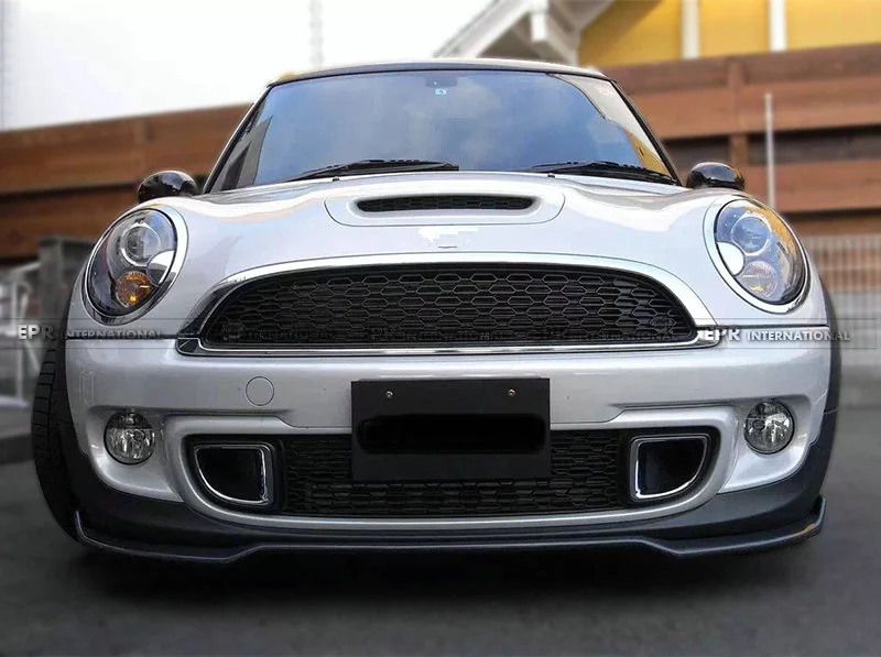 

Подходит для Mini Cooper S R56 из углеродного волокна Garbino, губа переднего бампера