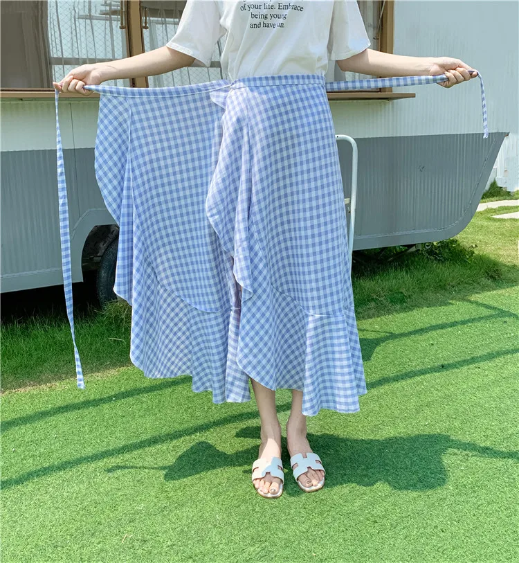 Blue plaid