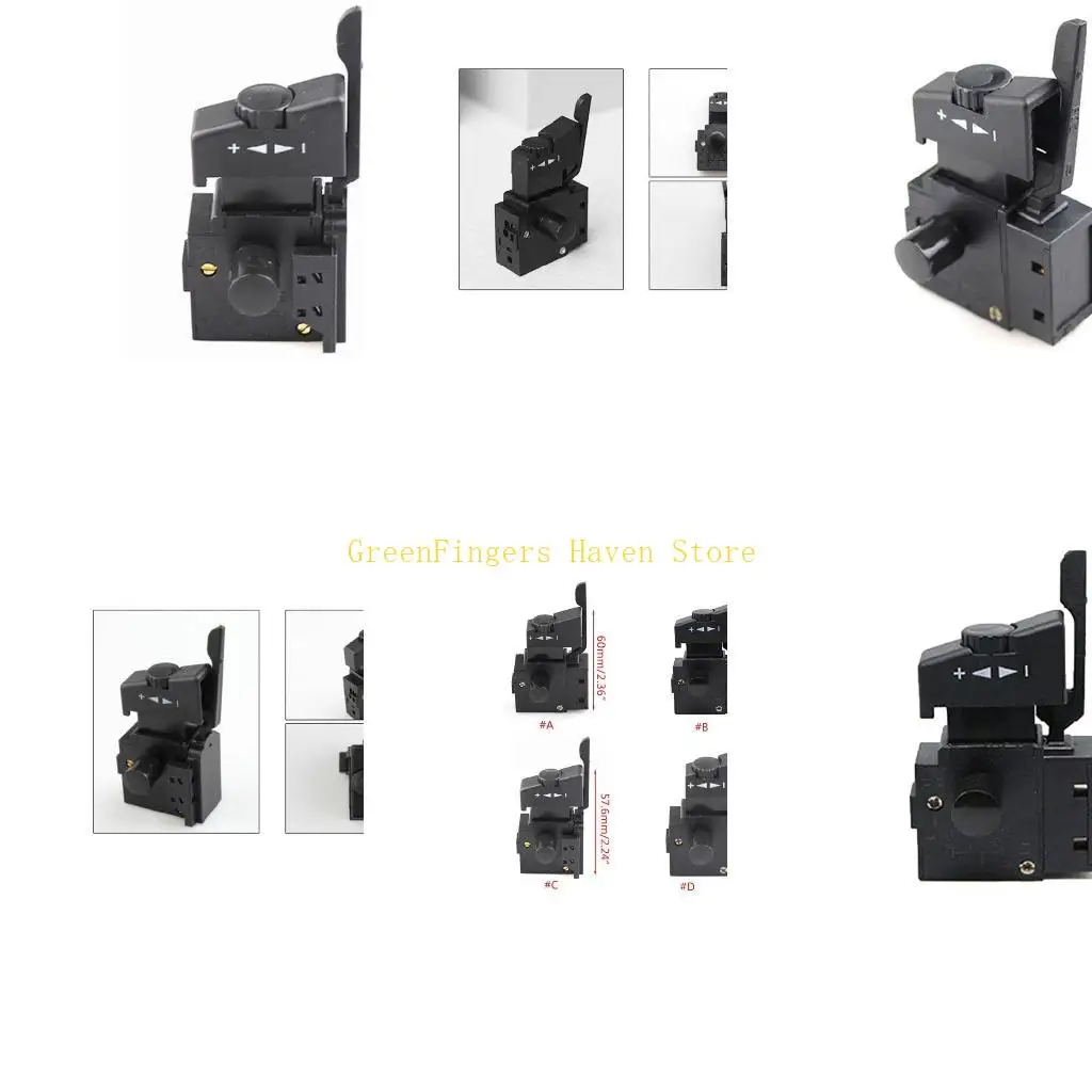 F68D Hand Drill Speed Switch FA2-6/1BEK Lock Pushbutton with Positive Negative Switch