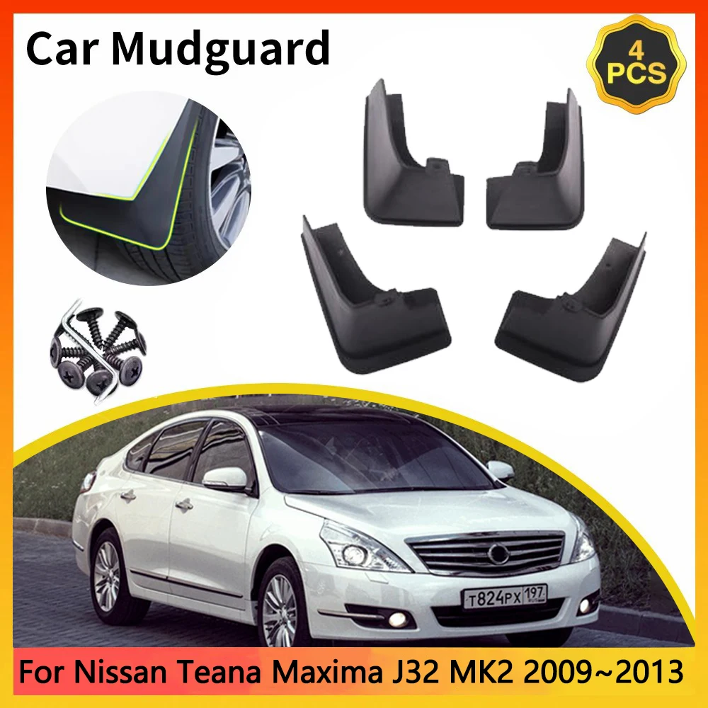 

For Nissan Teana Maxima J32 MK2 2009~2013 2010 Car Mudguards Mudflap Mudguard Splash Guards Mud Flaps Fender accessories Auto