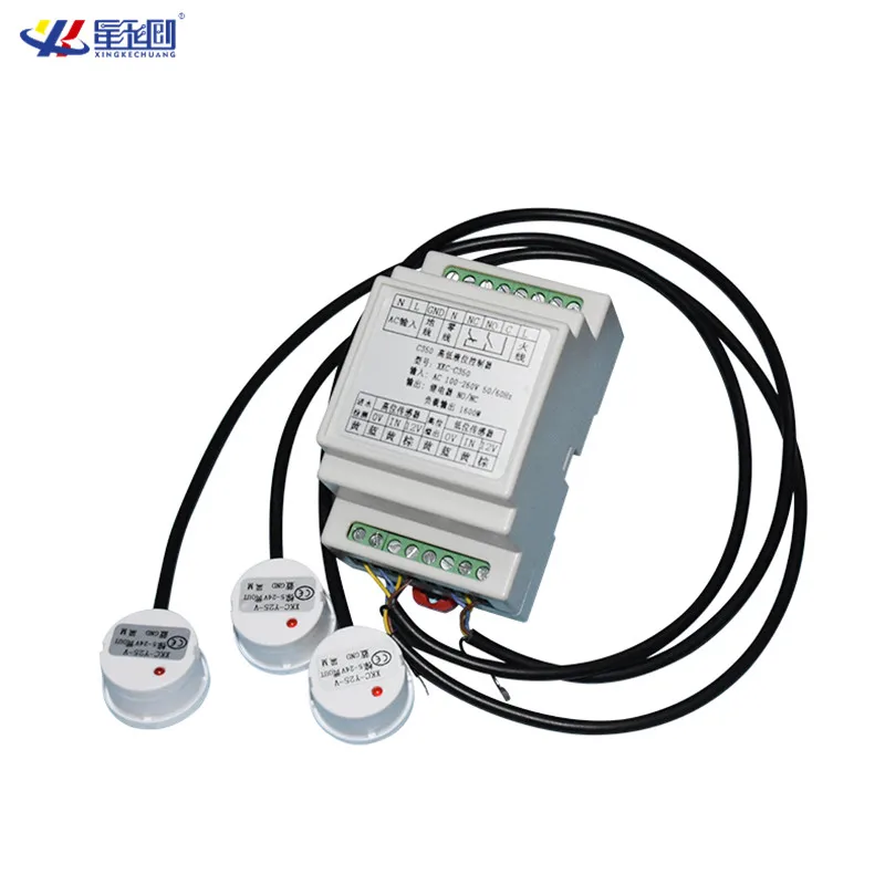 XKC-C350 AC110v-260v Cheap Small Sized Automatic Water Level Controller with Sensors for Water Pump and Valve Draining Pumping