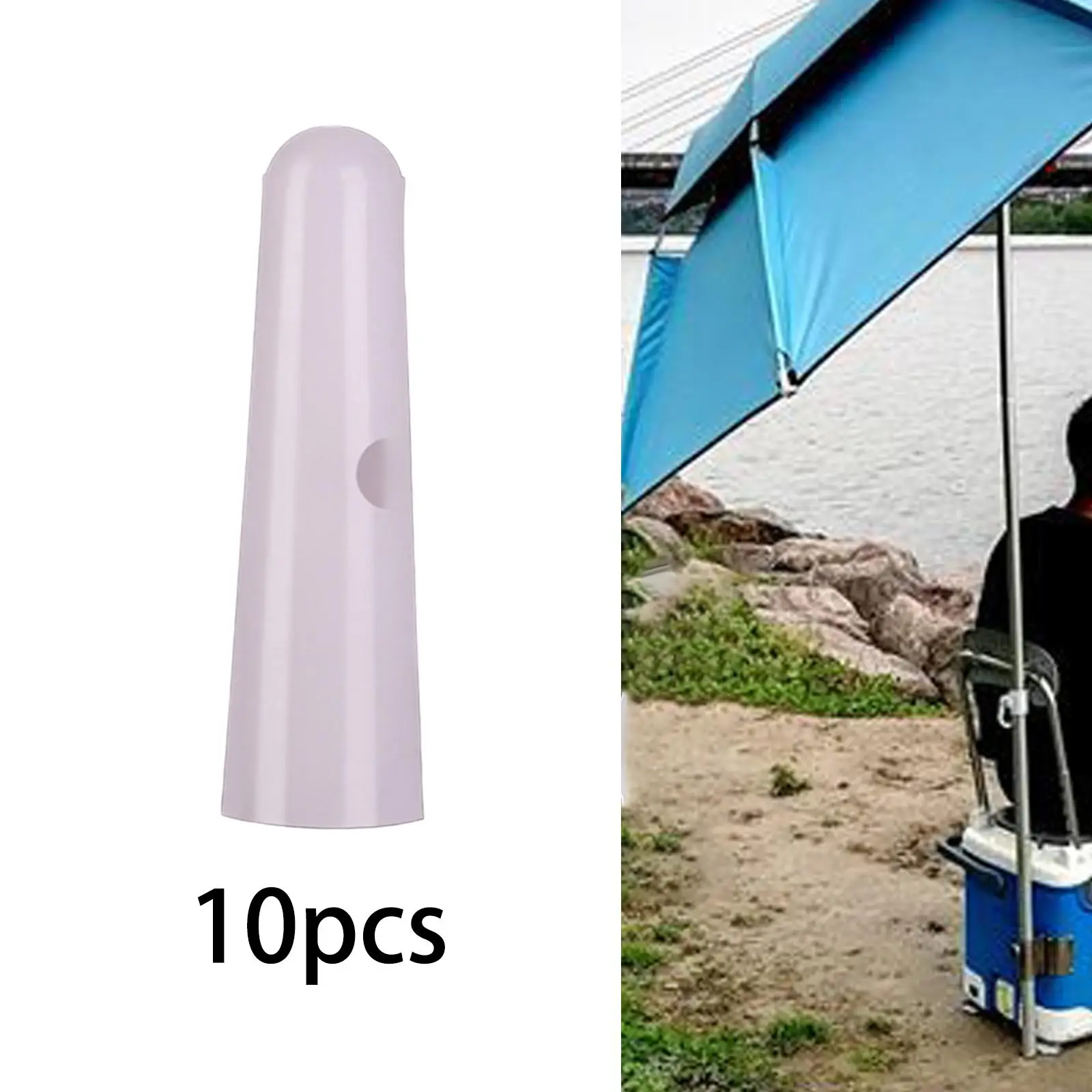 Immagine 7: Kit di Coperture per Manici di Ombrelli in PP, Compatto, Multi-Misura, Ricambio per Accessori di Ombrelli da Esterno e da Pioggia