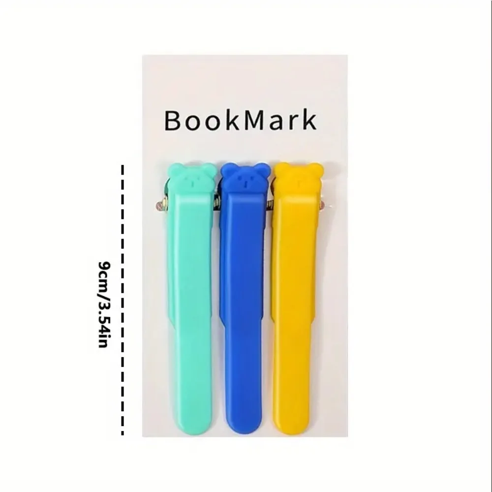 3pcs silicone bookmarks, automatic page turning  memory book