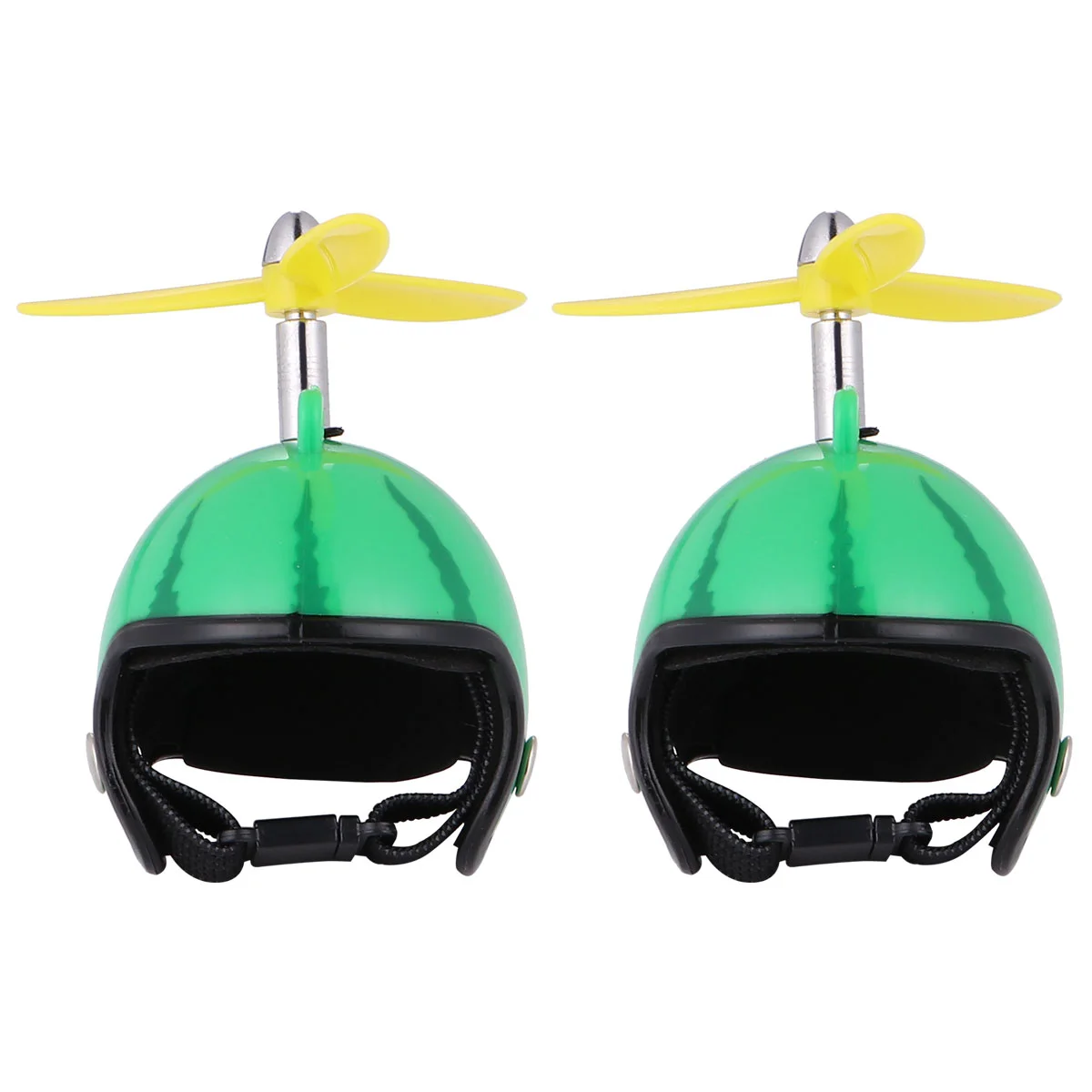 

2 Pcs Creative New Pet Supplies Funny Protection Chicken Hen Hard Hat Bird Headgear Hens for Toy Riding Safety Plastic