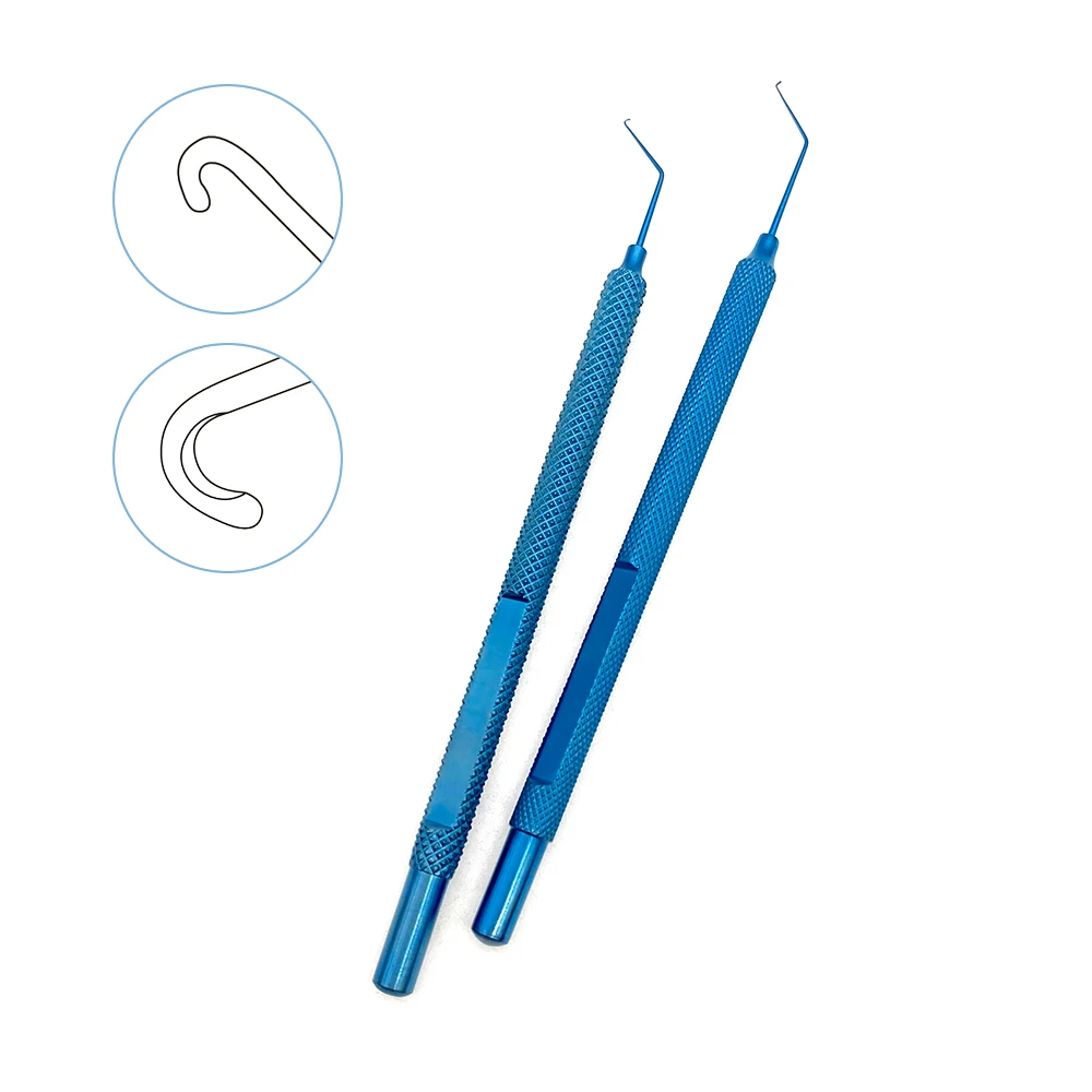 Phaco Chopper Hook Double Eyelid Surgical Kuglen Iris hook Titanium alloy Ophthalmic micro Surgery Instruments