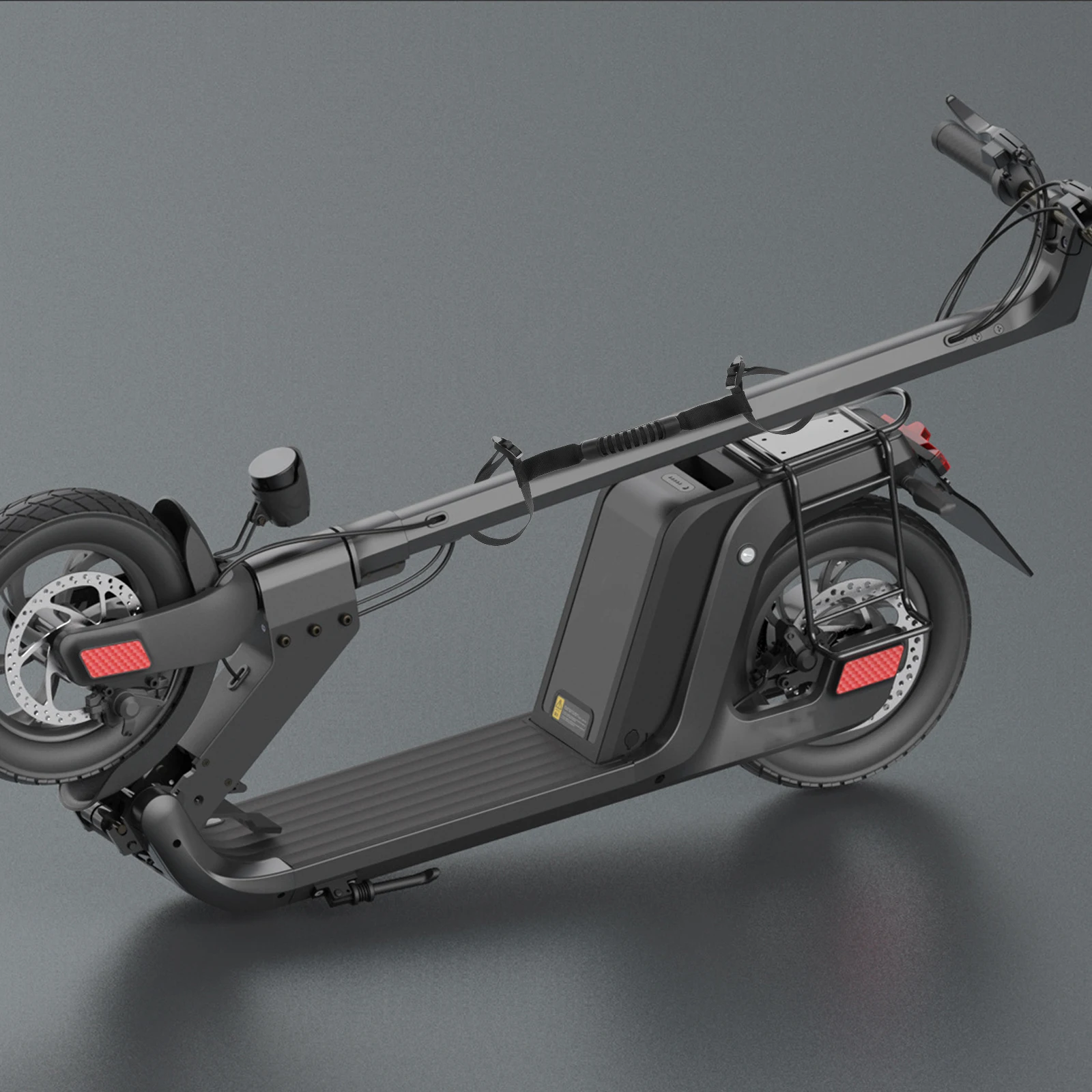 

1Set Black Scooter Shoulder Belt Heavy Duty Carrying Strap for Bicycle Balance Bike Folding Scooter Adjustable Length