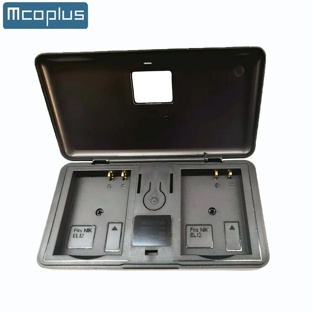 Cargador de Batería Doble Mcoplus EN-EL12 para Nikon Coolpix A1000 B600 AW130 AW110 AW100 A900 W300 S1200pj S9900 S9700 S9500 S9400
