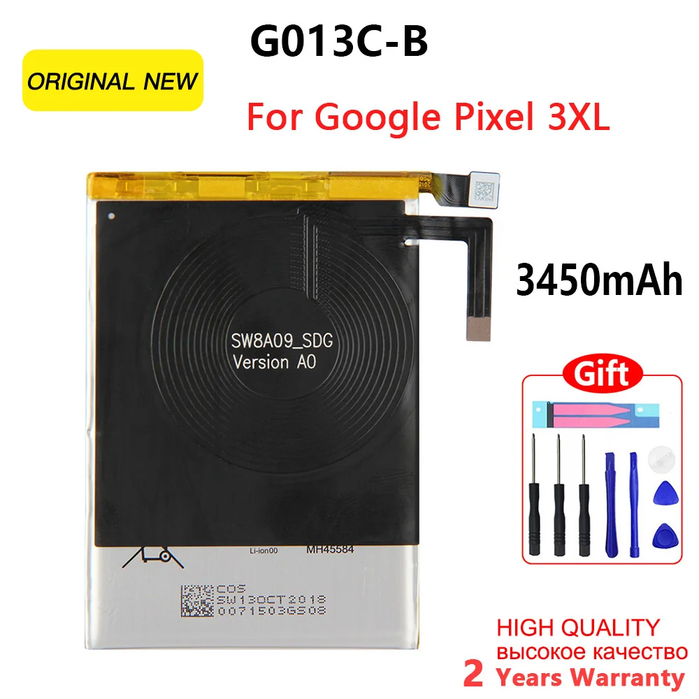 Original new  G013C-B 5300mAh Battery for HTC Google G013C Pixel 3 XL / Pixel XL 3 / Pixel 3XL Batteries