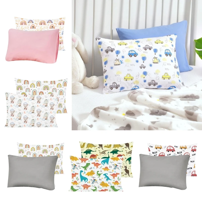 Soft Baby Pillowcase Cotton Cover Breathable Baby Pillow Case Cotton Pillow Case Lightweight Baby Pillow Cover Present