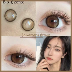 Bio-essence 1Pair(2pcs) Myopia Color Contact Lenses contact Color Lens Eyes Lentillas Verdes Naturales Lenses With Diopters
