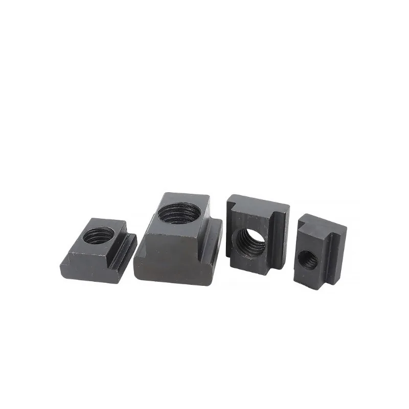 

M6 M8 M10 M12 M14 M16 M18 M20~M48 Black Oxide Finish Grade 8.8 Carbon Steel T-Slot Nut Tapped Through Slot T-nuts Furniture