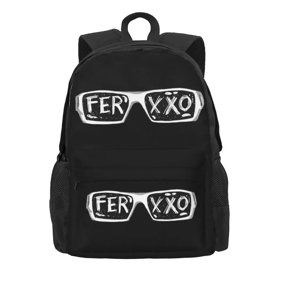 Ferxxo Glasses - Feid Logo Classic Sticker Backpacks Boys Girls Bookbag Students School Bags Laptop Rucksack Shoulder Bag