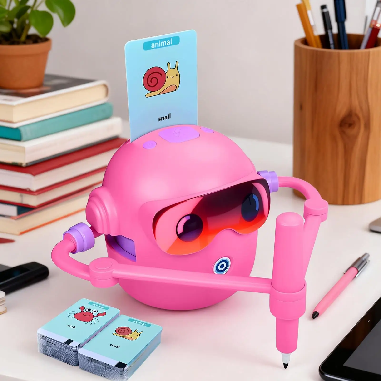 روبوت رسم ذكي ألعاب تعليمية تعليمية آلة رسم تعليمية تفاعلية للأطفال الأولاد والبنات وحفلات الأطفال