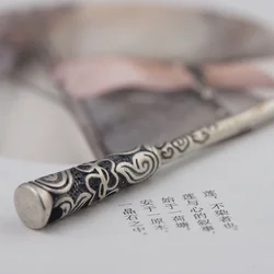 Designer original new silver hair accessories hairpin retro elegant charm style female models wishful golden hoop jewelry