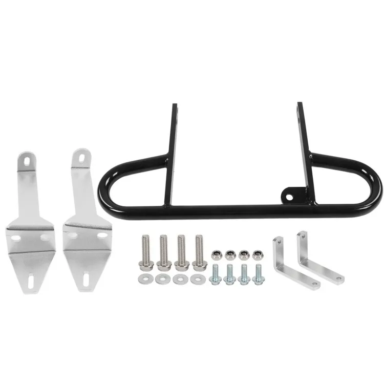 ATV Rear Wide Grab Bar Bumper Glossy Black Powder Coated Strong Balance Comfortable Grasp Fit For YFZ 450