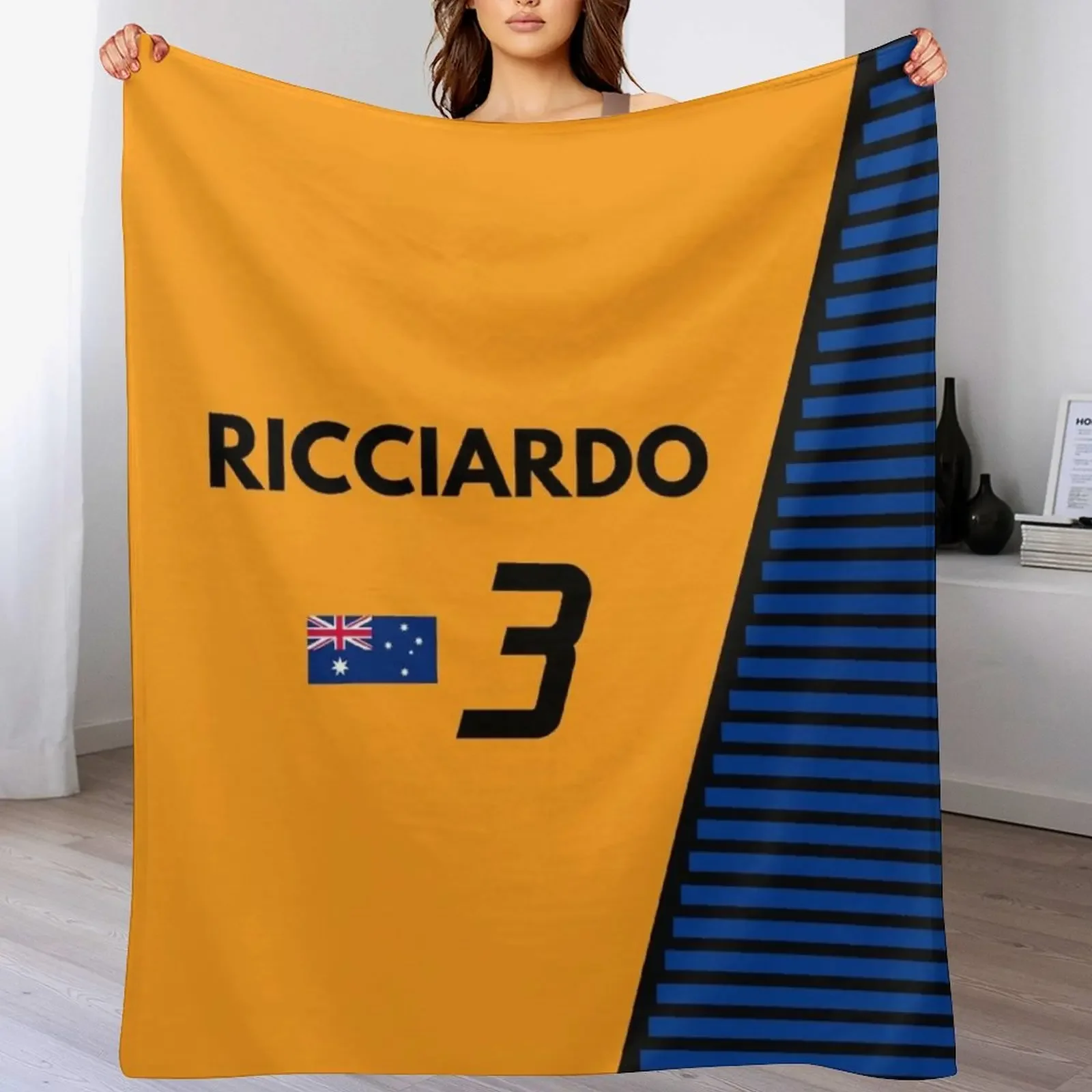 

F1 2021 - #3 Ricciardo Throw Blanket Loose Quilt Kid'S Blankets