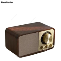 Nostalgic Bluetooth Speaker Bluetooth Sound Retro Classic Speaker Retro Radio Wireless Bluetooth 5.0 Wooden Portable Subwoofer