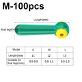 Green 100pcs M