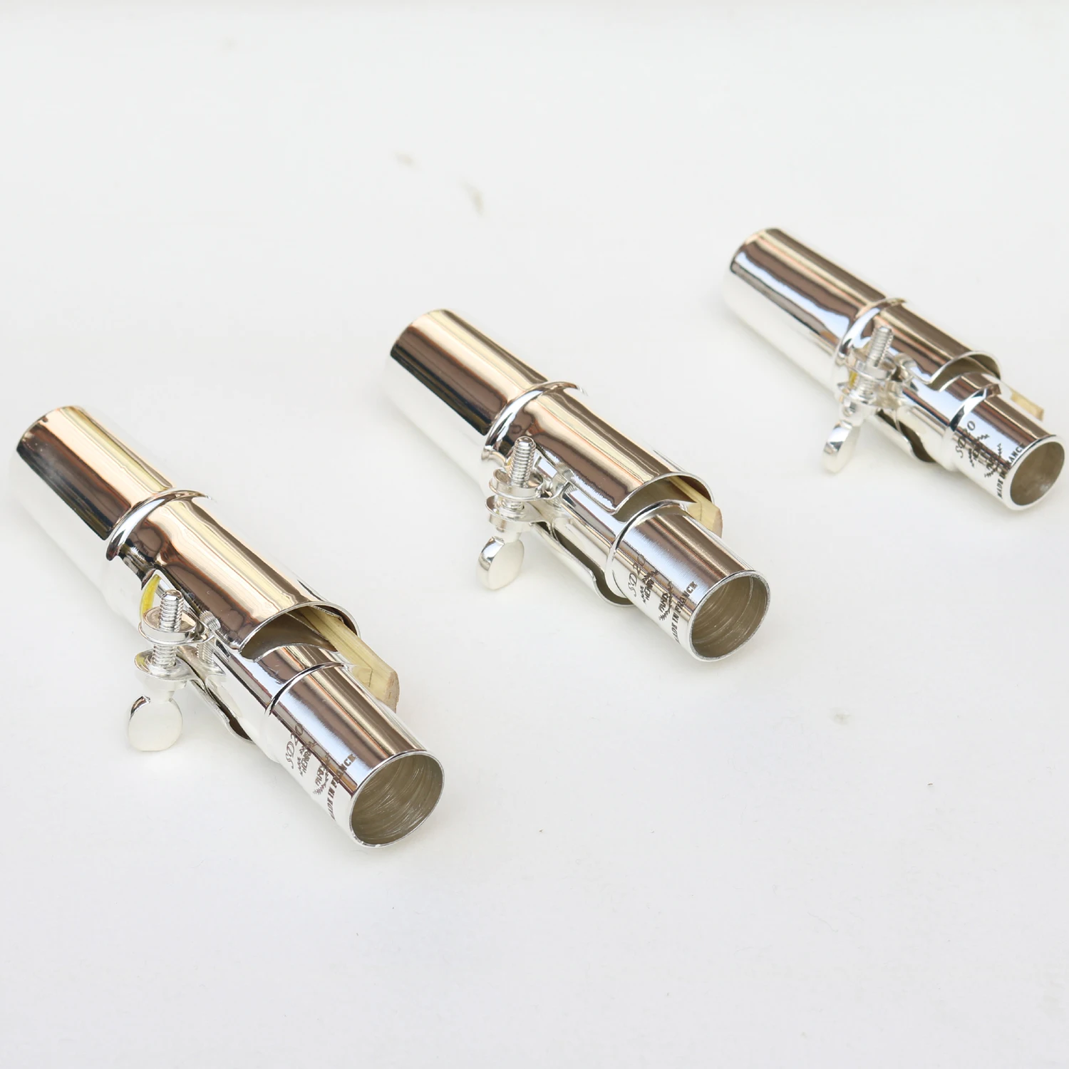 

New MFC Professional Tenor Soprano Alto Saxophone Metal Mouthpiece Advanced Silver Plating Sax Mouth Pieces Accessories