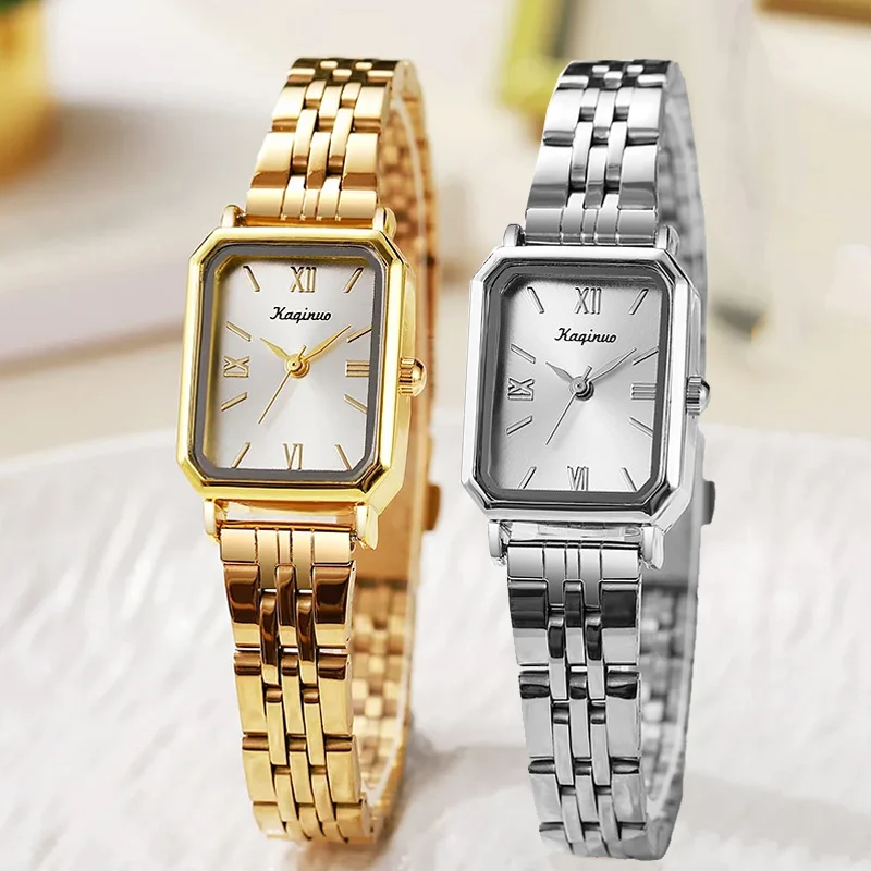 Fashion Women Gold Watch Adjustable Stainless Steel Strap Ladies Watch Luxury Gift Quartz Wristwatches Relojes Para Mujer