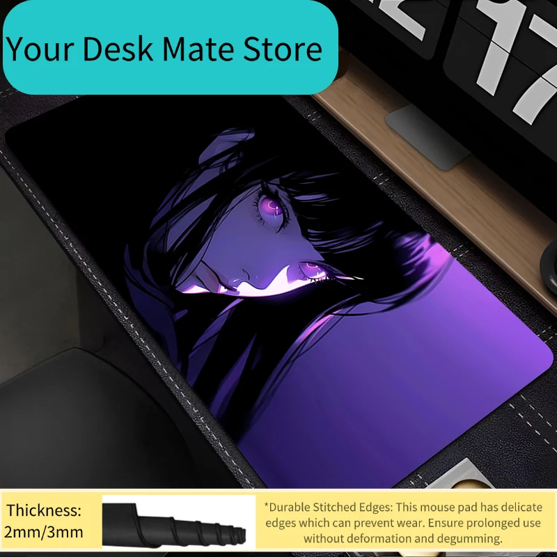 90 x 40 cm Mauspad, Naruto Hyuuga Hinata, Gaming-Zubehör, Notbook, Computer, Geschwindigkeit, Mini-PC, Gamer, Tastaturpad, Schreibtischunterlage, HD-Mauspad