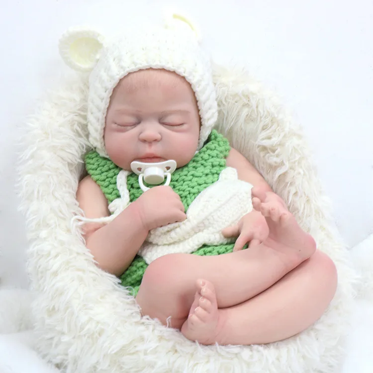 

Soft Silicon Reborn Dolls Baby Toy Full Body Silicone Reborn Dolls Kits Silicone Doll Baby