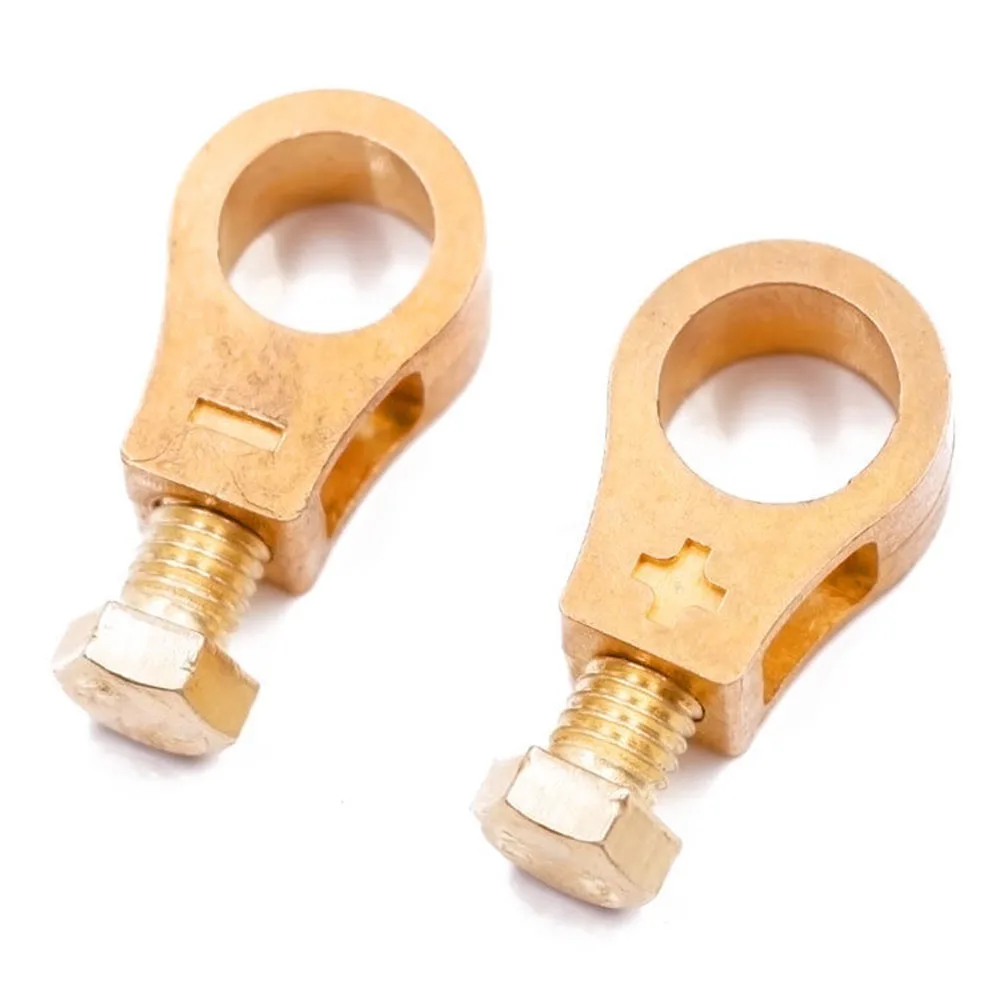 2 PCs Universal Battery Terminals, Battery Positive Negative Pole Terminals, Clips for Auto Wire