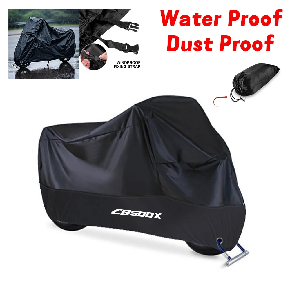 

For Honda CB500X CB 500X High Grade Waterproof Motorcycle Cover Protector Accessories Black