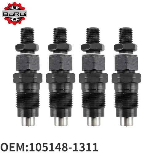 Inyectores de combustible para Mitsubishi 4D56, motor L200, L300, L400, recogida diésel, 105148-1311, MD196607, 9430610179, 1/4 Uds.