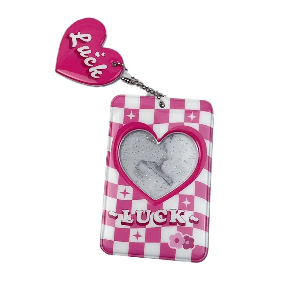 Card Case Good Multipurpose Portable Kids Card Sleeve Sequins Multipurpose Mini Photo Holder