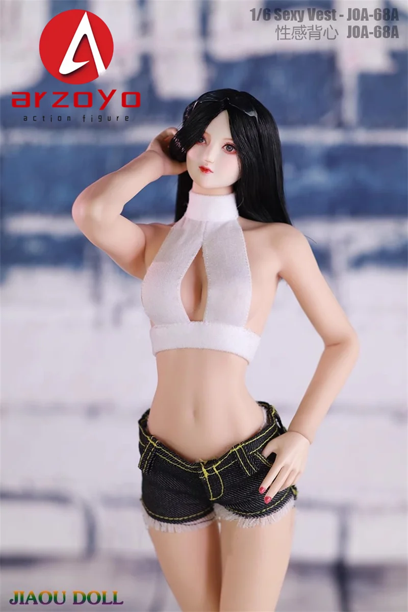 JOA-68 1/6 スケール女性セクシーなオープン胸ベストホットショーツ服モデル 12 インチ TBL JIAOU 女性アクションフィギュア人形用