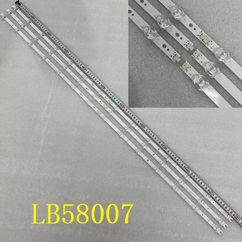 Led-hintergrundbeleuchtung Streifen Für HISENSE 58AE7030F 58A6150FS 58A7100F 58S5 58A6100FS 58R6E3 58AE7000F 58R6000GM LB58007 V0 HD580X1U91-L1