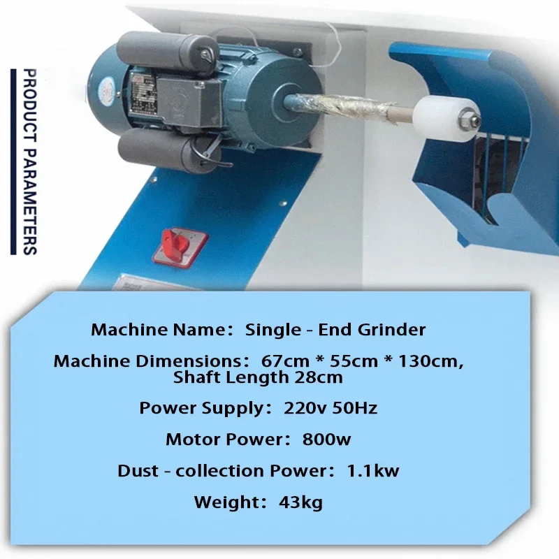 800W Desktop Electric Bench Grinder, Dual Coarse & Fine Grinding Wheel Polishing Machine for Shoe Polishing Processing