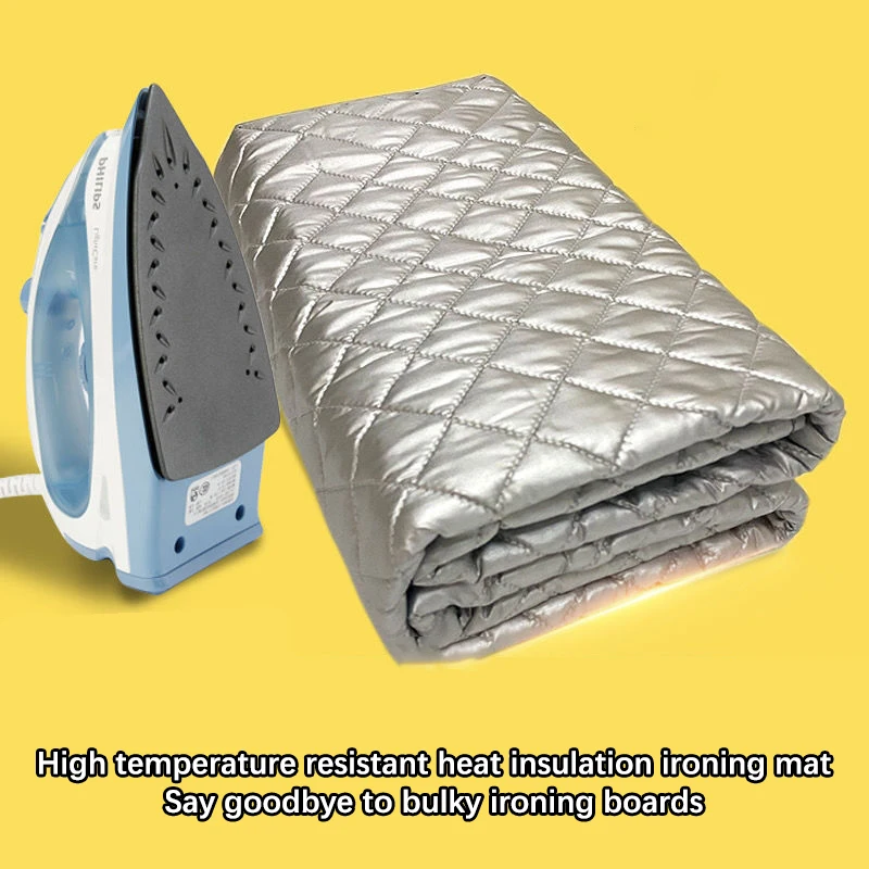 Table Top Ironing Mat Laundry Pad Portable Travel Clothes Protector Board Press Heat Blanket Iron Alternative Cover