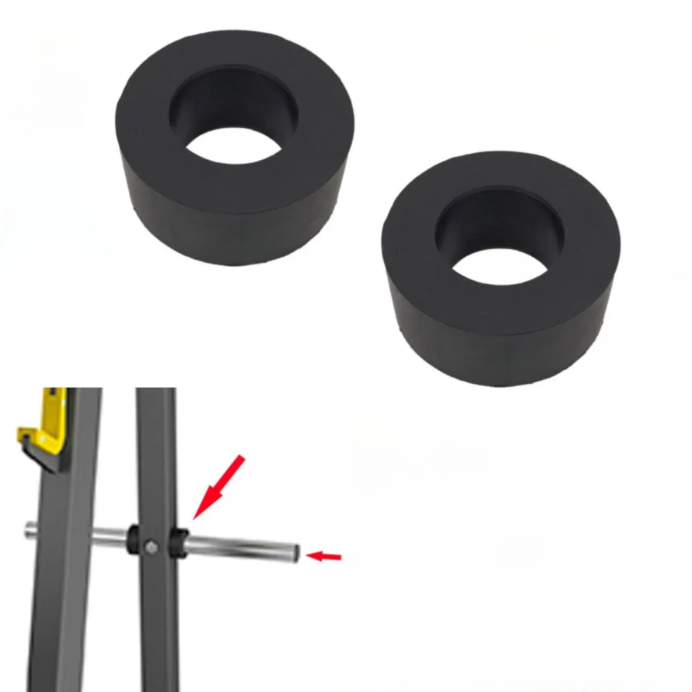 Rubber Sleeve for Barbell Weight Plate Holder 30mm for 3cm Storage Peg 2pcs Noise Reducing Gym Equipment Accessory