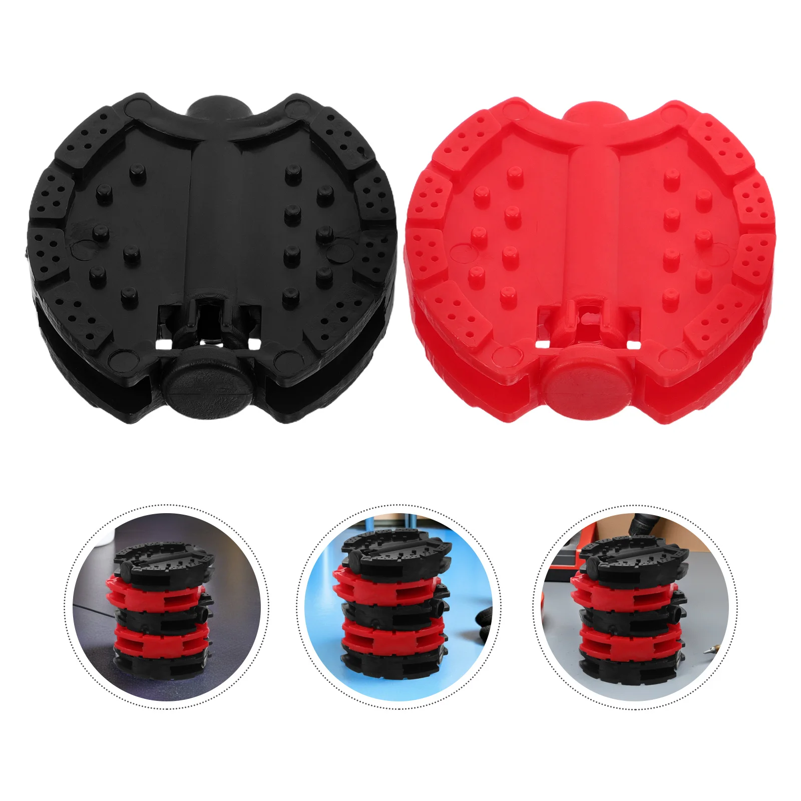 

Tricycle Pedals Anti-Skid Plastic Footrest For Bike Easy Install Replacement Cycling Accessories