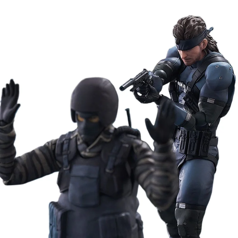 Oferta Especial Precio Bajo En Stock Caja Original de Fábrica MAX FIGMA 645 Solid Snake MGS2 Ver. Figura de acción Molo, regalo para embaljar