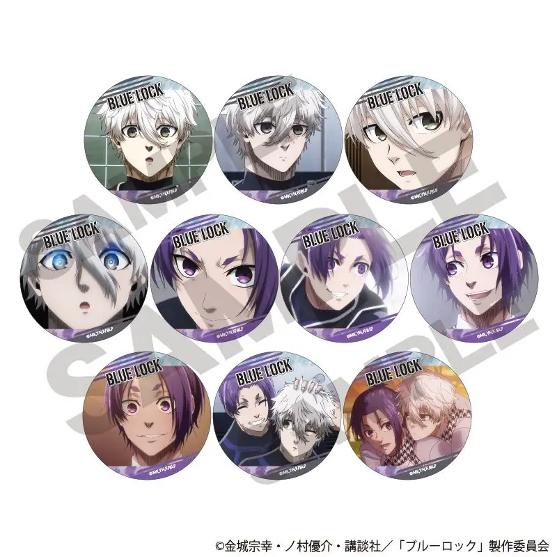 

Japan Crux Goods Blue Lock Exchange Type Flash Metal Badges Nagi Reiou