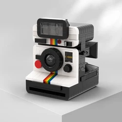 MOC Polaroid kamera lądowa 1000 Model kreatywny ozdoba klocki do budowy zestaw zabawek na prezenty dla dorosłych prezent gwiazdkowy