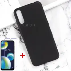 Anti-knock Soft TPU Phone Case For Wiko View 4 Lite Silicone Caso Cover Bumper Tempered Glass For Wiko View 4 Lite View4