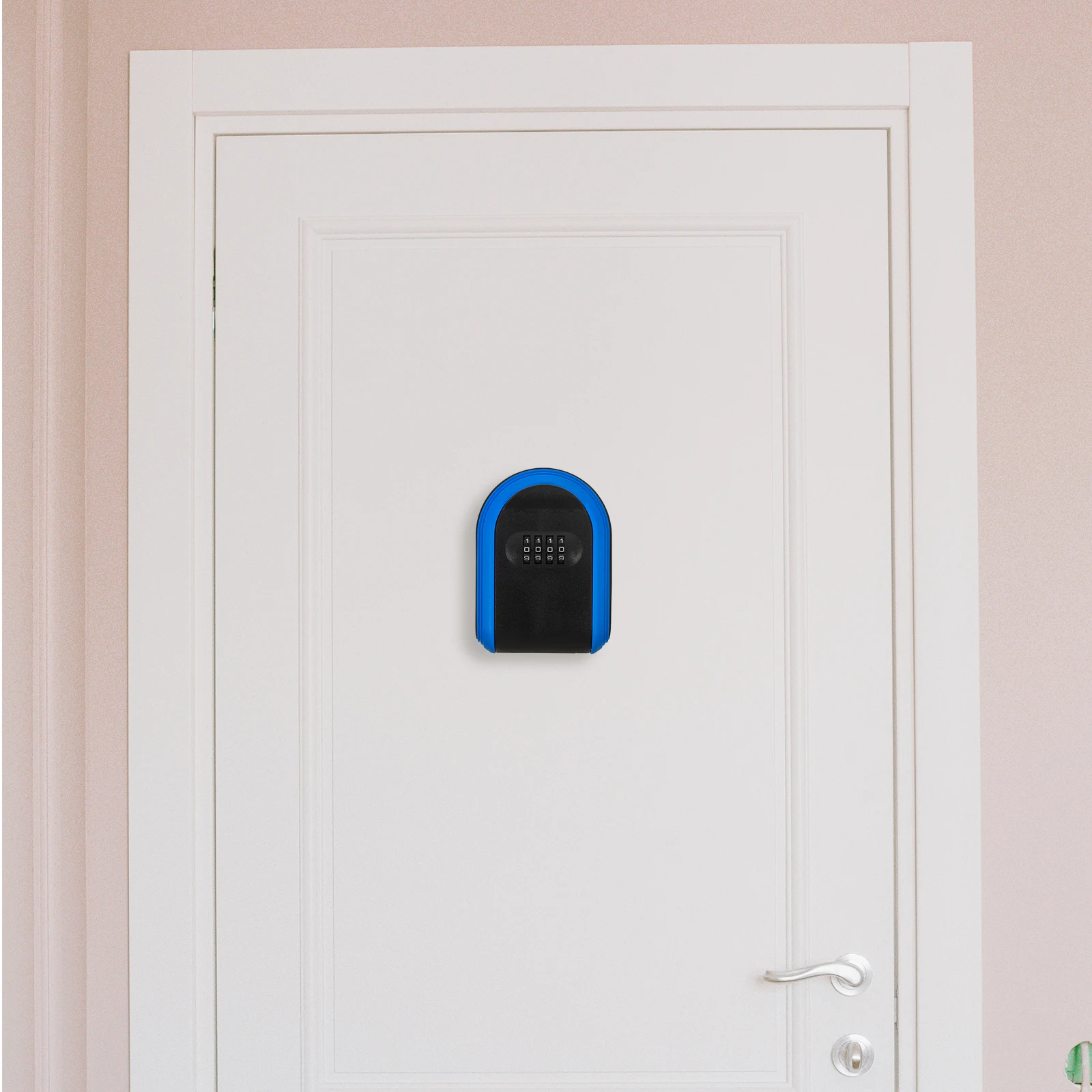 1pc Password Lock Key Box Combinazione ripristinabile a 4 cifre Montaggio a parete esterno Chiave di archiviazione Cassetta di sicurezza per appartamento