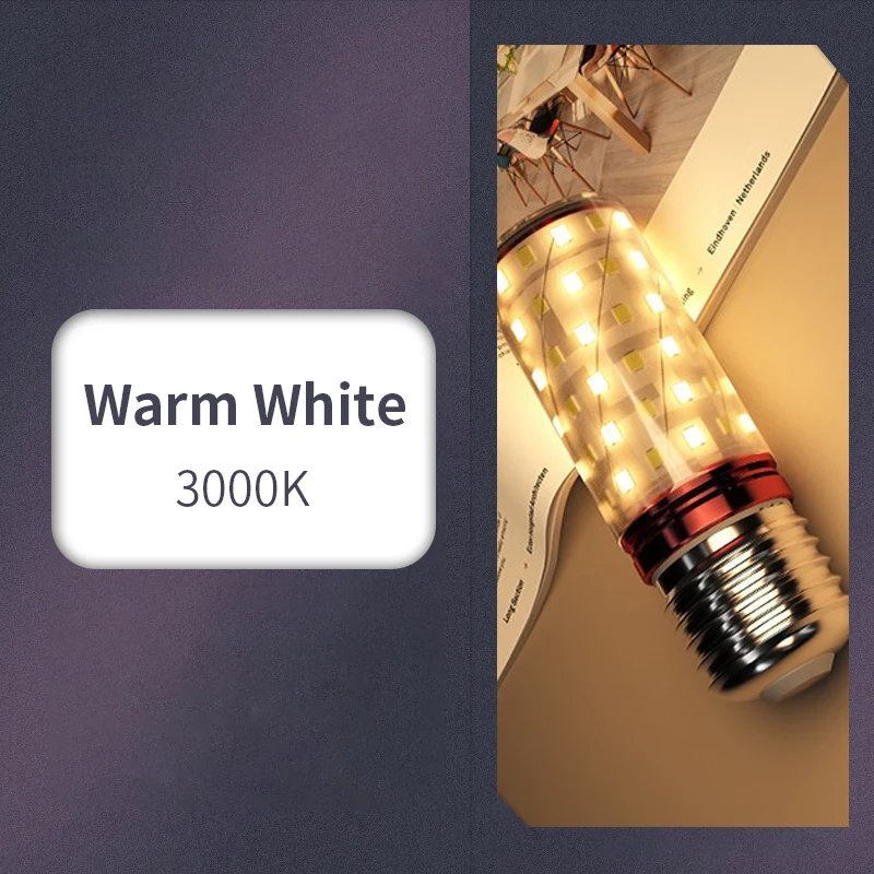 NONE 8 stücke Led Lampe E14 220 V 110 V Led Kerze Glühbirne E27 Mais Lampe 3 W 6 W 9 W 12 W 15 W Bombilla Kronleuchter Beleuchtung 3