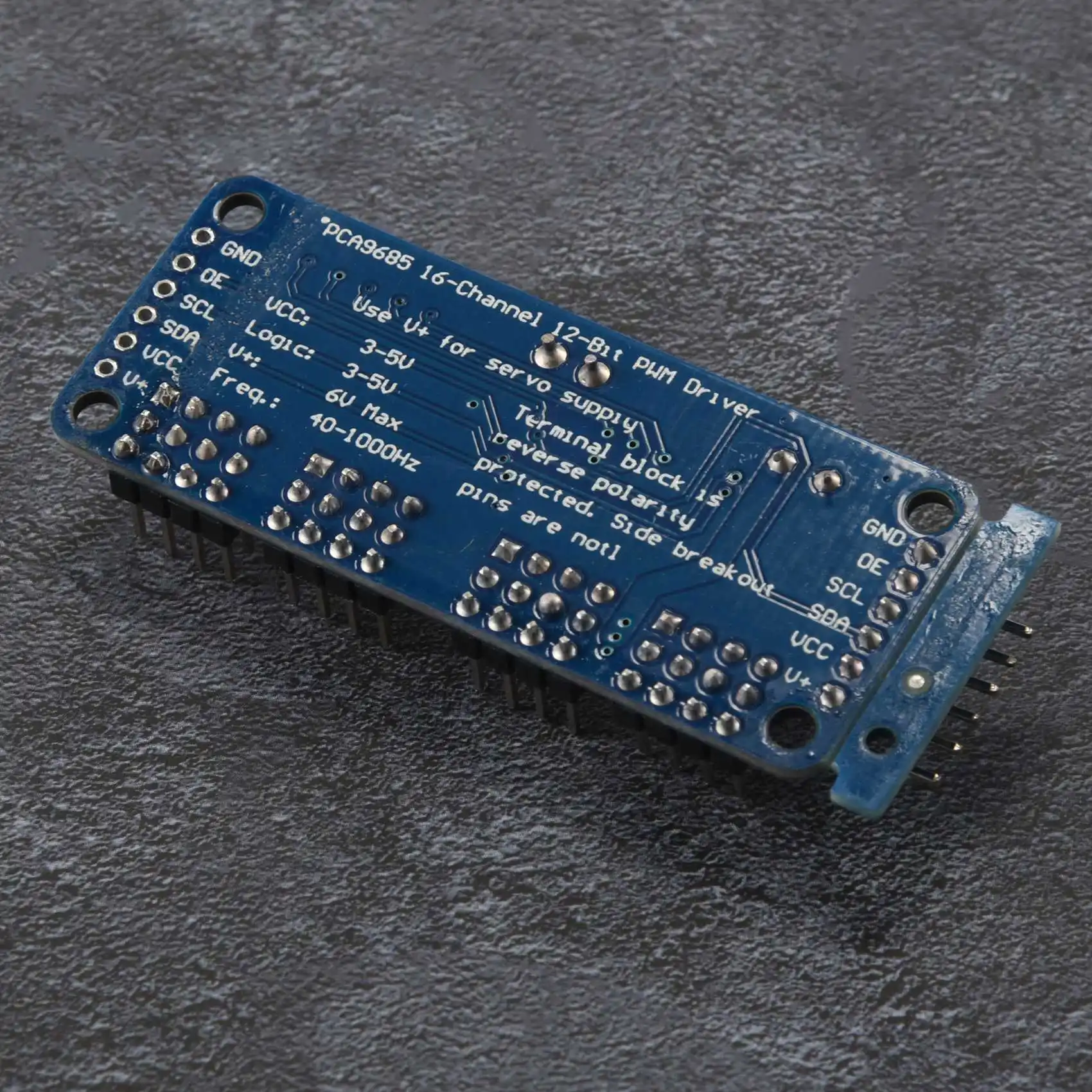 

16-канальный ШИМ/серводрайвер IIC-интерфейс-PCA9685 для Arduino или Raspberry Pi Shield, модуль сервоэкрана