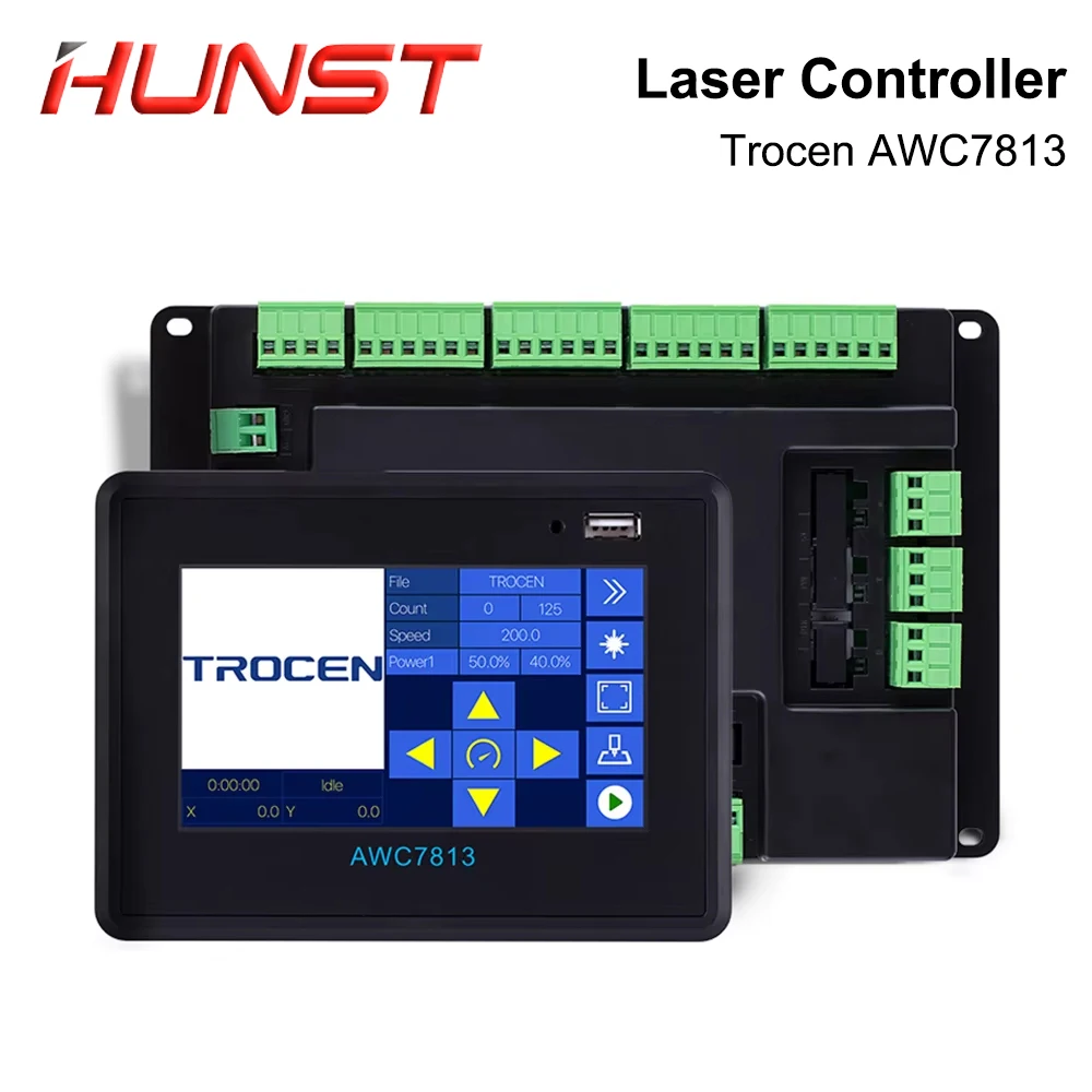 HUNST Trocen AWC7813 kontroler lasera Co2 System sterowania DSP DIY sterowanie laserem wymień AWC608 AWC708 6442G 6445G