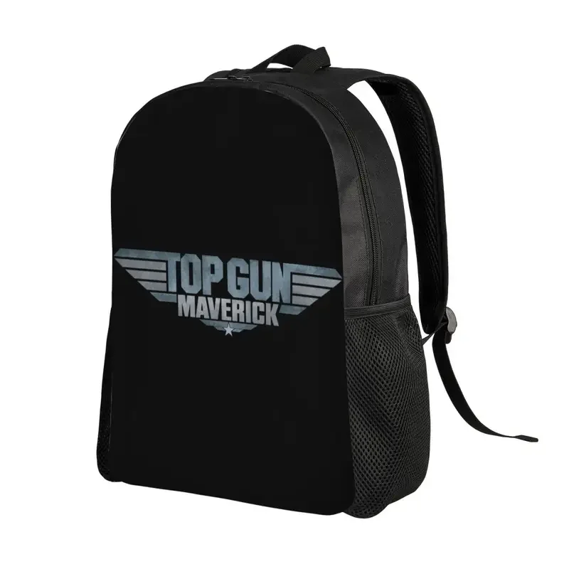 Mochila personalizada Top Gun Maverick para hombres y mujeres, bolsa de libros informal para la escuela, bolsas universitarias