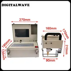 150*40mm Marking Machine Metal Work Deep engraving cheap price chassis marking machine vehicle chassis number engraving machine