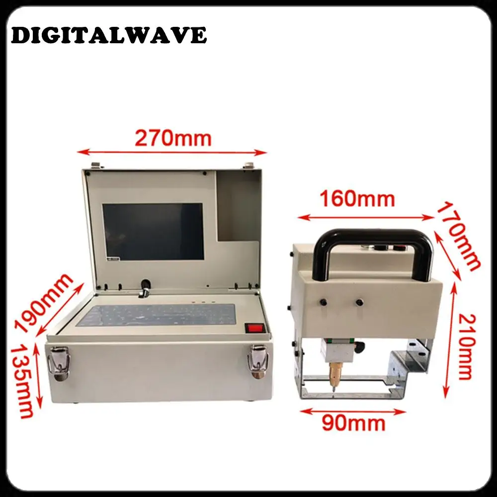 150*40mm Marking Machine Metal Work Deep engraving cheap price chassis marking machine vehicle chassis number engraving machine