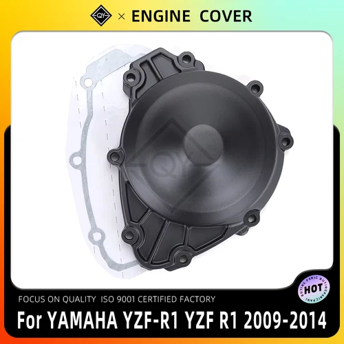 LQYL cubierta del motor cubierta del estator cárter del Motor cubierta lateral Shell para YAMAHA YZF-R1 YZF R1 2009 2010 2011 2013 2014 10 11 12 13 14