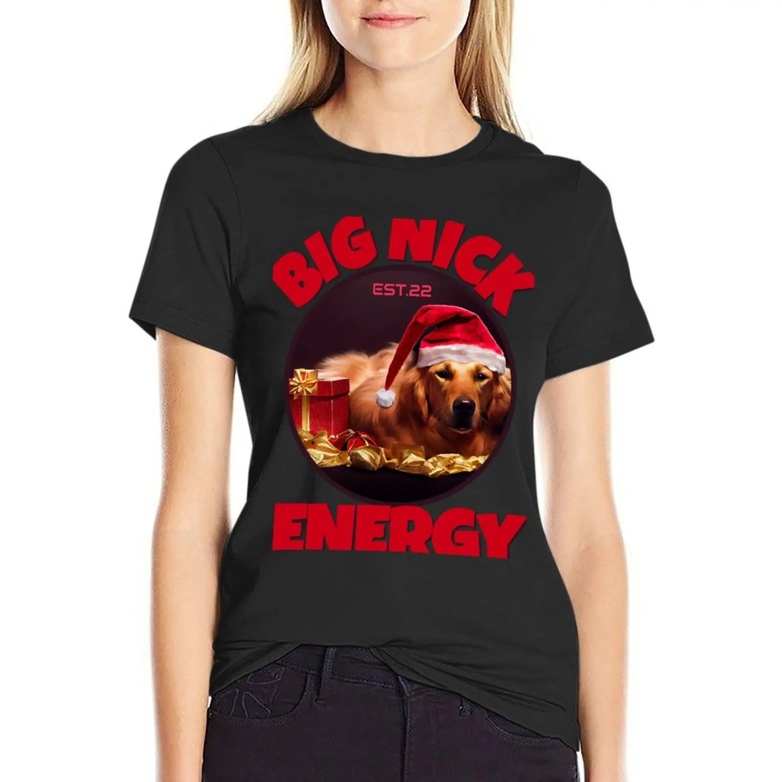 

Футболка BIG NICK ENERGY с принтом животных для великолепной летней одежды для женщин